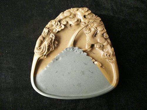 精品双龙砚23 x21